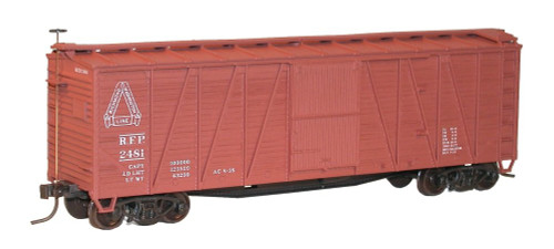 Accurail HO Scale Kit 40' Wood Box Car Richmond Fredericksburg Potomac/RFP #2481