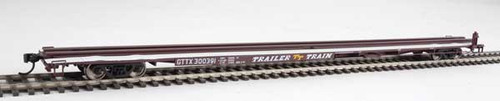 Walthers HO Scale 85' General American G85 Flatcar TTX/GTTX (Brown) #300391