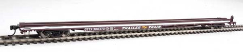 Walthers HO Scale 85' General American G85 Flatcar TTX/GTTX (Brown) #300370