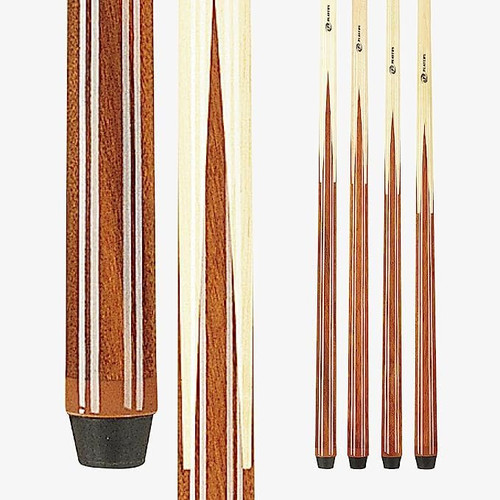 Players One Piece House Pool/Billiards 4 Piece Cue Set - 18oz, 19oz, 20oz & 21oz