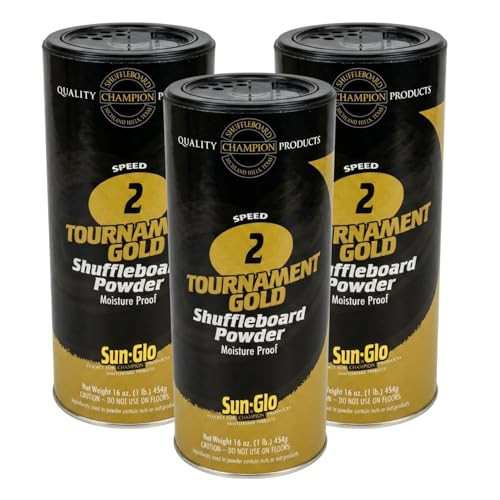 Sun-Glo #2 Speed Shuffleboard Wax -3pk