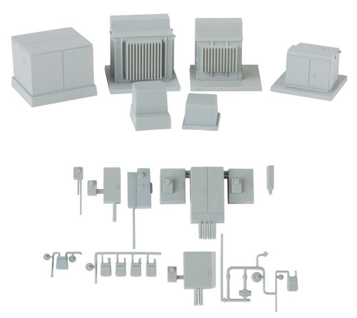Walthers Cornerstone HO Scale Building/Structure Kit Modern Electrical Gear