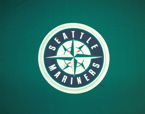 MLB Seattle Mariners 9-Foot Wool/Nylon Billiards/Pool Table Cloth/Felt