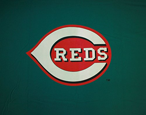 MLB Cincinnati Reds 8-Foot Wool/Nylon Billiards/Pool Table Cloth/Felt