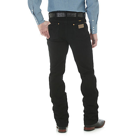 Wrangler Cowboy Cut Slim Fit Men's Western Jean Shadow Black