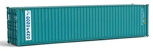 Walthers HO Scale 40' Hi-Cube Corrugated-Side Container Dong Fang (Green/White)