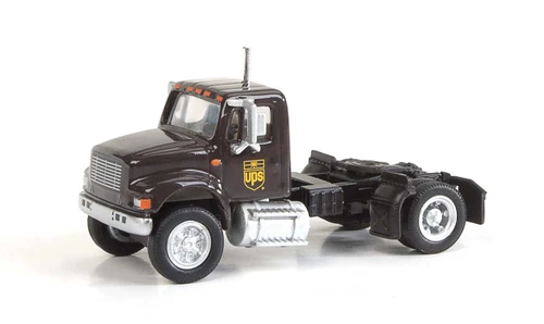 Walthers HO Scale International 4900 Single-Axle Semi Tractor UPS/Bow Tie Shield