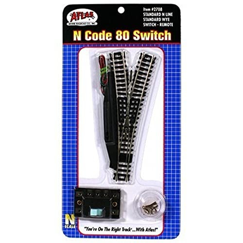 Atlas N Scale Code 80 Remote Wye Turnout/Switch Model Train Track