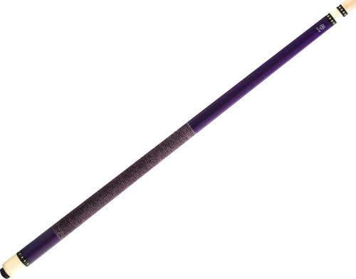 McDermott Lucky L71 Purple Paint/Index Rings/Linen Wrap Pool/Billiard Cue Stick