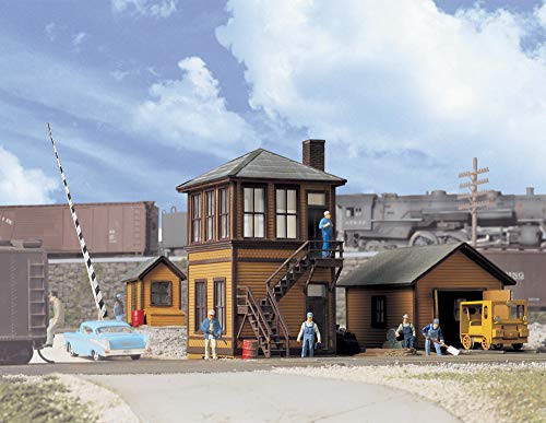 Walthers Cornerstone N Scale Building/Structure Kit Trackside Structures Set