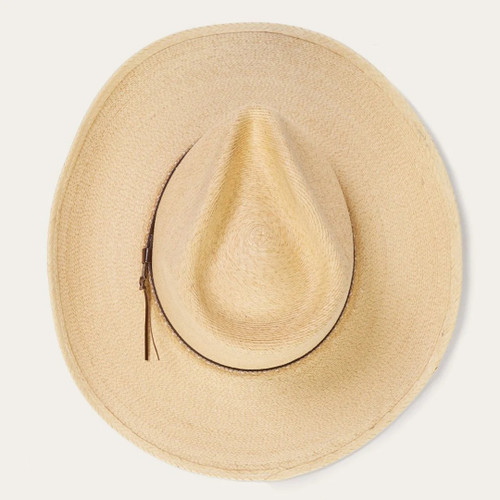 Stetson Sawmill Palm Leaf Straw Cowboy Western Hat - Size Large