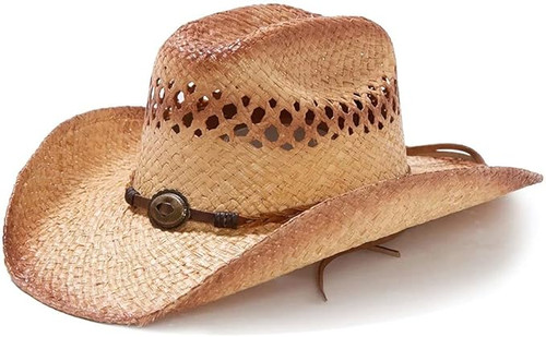 Stetson Big River Shapeable Straw Cowboy Western Hat - Extra Large