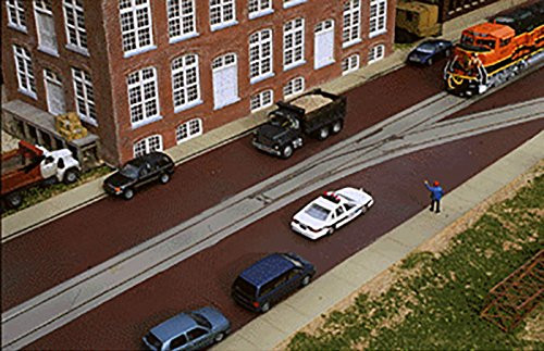 Walthers Cornerstone HO Scale Building/Structure Kit Street Track Insert Set