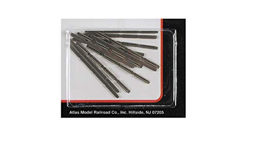 Atlas N Scale Code 80 Metal Rail Joiners for Model Railroad Train Track 48-Pack