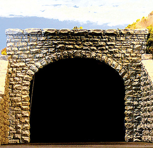 Chooch Enterprises N Scale Double Track Random Stone Tunnel Portal 2-Pack