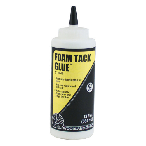 Woodland Scenics Model Railroad Foam Tack Glue - SubTerrain System - 12oz