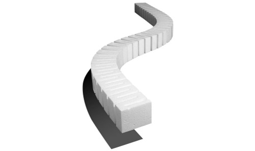 Woodland Scenics Model Railroad Risers - SubTerrain System - 2" x 2' 4-Pack