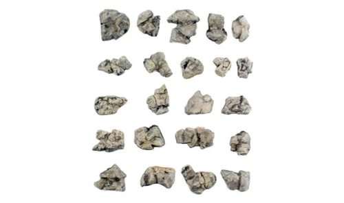 Woodland Scenics Model Railroad Landscape Boulders (Ready Rocks) 22 Pieces