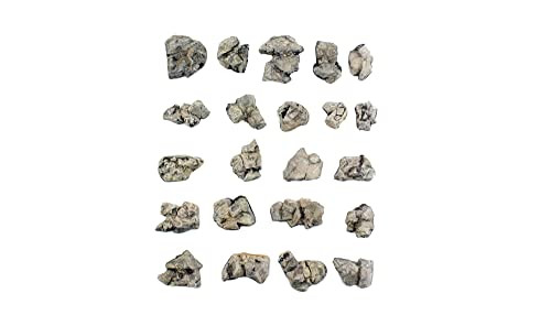 Woodland Scenics Model Railroad Landscape Boulders (Ready Rocks) 22 Pieces