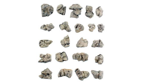 Woodland Scenics Model Railroad Landscape Boulders (Ready Rocks) 22 Pieces