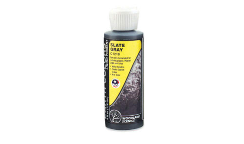 Woodland Scenics Model Railroad Earth Color Liquid Pigment 4oz Bottle Slate Gray