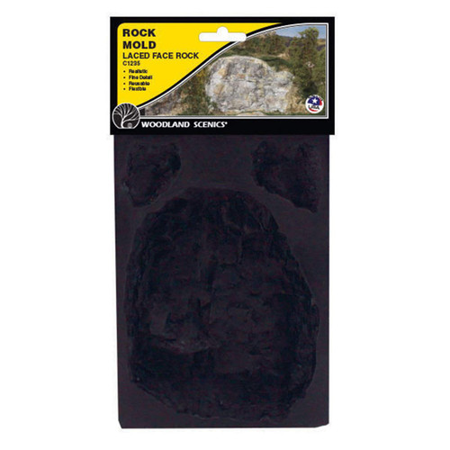 Woodland Scenics Model Railroad Landscape Rock Molds Laced Face Rock