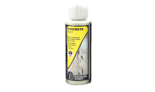 Woodland Scenics Model Railroad Earth Color Liquid Pigment 4oz Bottle Concrete