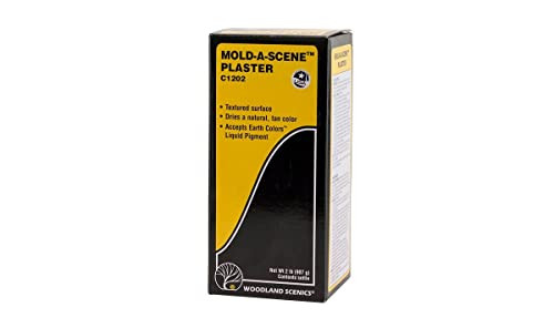 Woodland Scenics Model Railroad Landscape Mold-A-Scene Plaster 1/2-Gal
