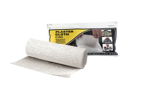 Woodland Scenics Model Railroad Landscape Plaster Cloth Roll 8" Wide x 15' Long