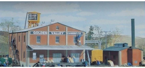 Walthers Cornerstone HO Scale Building/Structure Kit Golden Valley Canning Co.