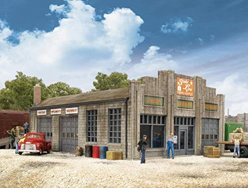 Walthers Cornerstone N Scale Building/Structure Kit State Line Farm Supply
