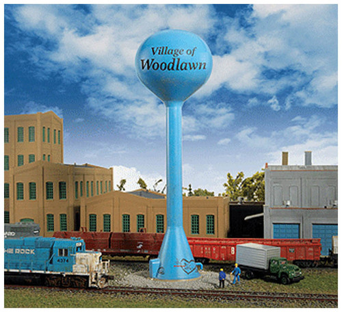 Modern Water Tower -- Kit - 9-1/2 23.7 Tall x 3-1/8 7.8cm Diameter