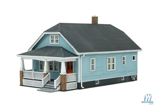 Walthers Cornerstone HO Scale Building/Structure Kit American Bungalow House
