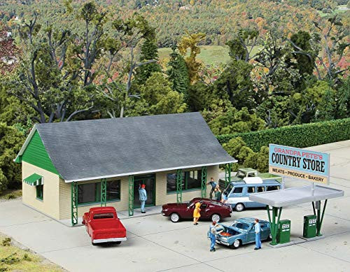 Walthers Cornerstone HO Scale Building/Structure Kit Country Store/Gas Station