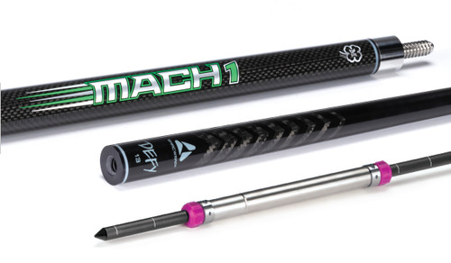 McDermott VQM1 Mach 1 Carbon Fiber Break Pool/Billiard Cue - No Wrap