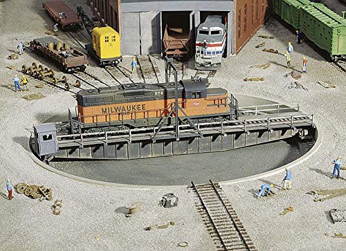 Walthers Cornerstone HO Scale Building/Structure Kit 90 Foot Train Turntable