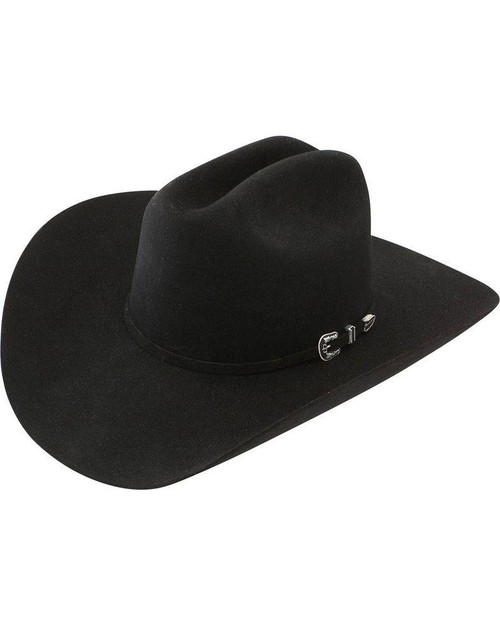 Stetson 6X Skyline Black Felt Cowboy Western Hat - Size 7