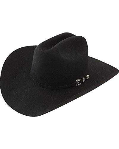 Stetson 6X Skyline Black Felt Cowboy Western Hat - Size 7 5/8