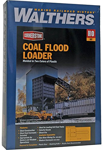 Walthers Cornerstone HO Scale Building/Structure Kit Coal Mine Flood Loader