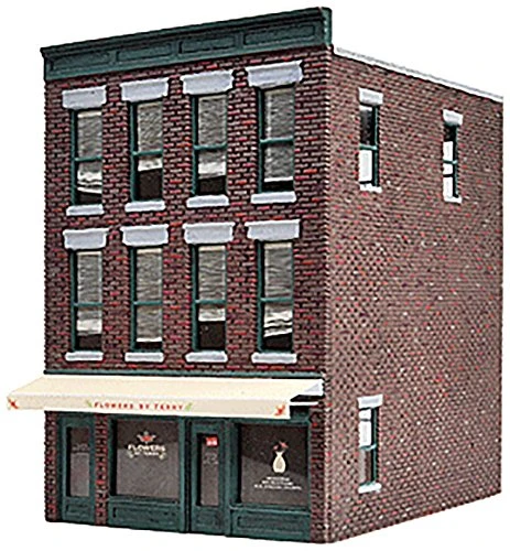 Walthers Cornerstone HO Scale Building/Structure Kit Flowers by Terry Downtown
