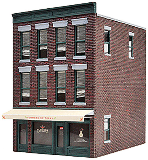 Walthers Cornerstone HO Scale Building/Structure Kit Flowers by Terry Downtown