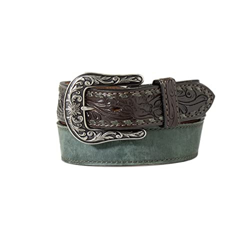 M&F Western Womans Angel Ranch Forest Green Western Fashion Belt - Large