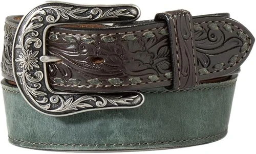 M&F Western Womans Angel Ranch Forest Green Western Fashion Belt - Medium