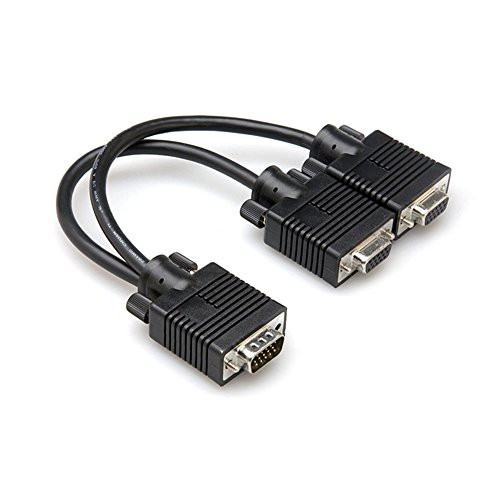 HOSA - YVG-449 - VGA Y Cable - DE15 to Dual DE15F