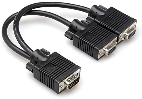 HOSA - YVG-449 - VGA Y Cable - DE15 to Dual DE15F