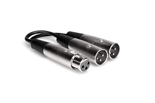 HOSA - YXM-121 - Y Cable - XLR3F to Dual XLR3M - 6 in