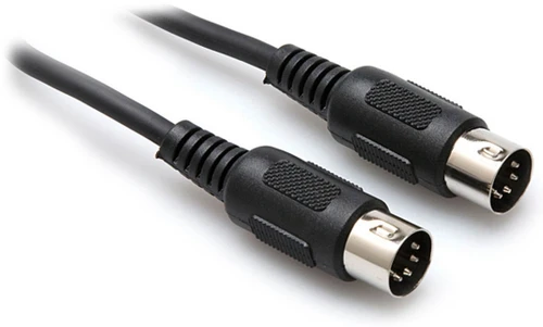 HOSA - MID-305BK - MIDI Cable - 5-pin DIN to Same - 5 ft