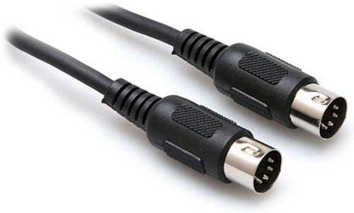 HOSA - MID-303BK - MIDI Cable - 5-pin DIN to Same - 3 ft