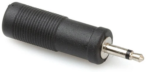 HOSA GMP-113 Mono Audio Headphone Cable Adaptor - 1/4" TS to 3.5 mm TS