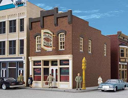 Walthers Cornerstone HO Scale Building/Structure Kit Village Pizza Restaurant